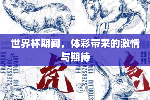世界杯期间，体彩带来的激情与期待