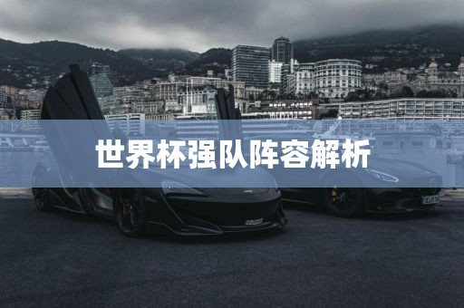 世界杯强队阵容解析眉山市正发家政服务有限公司