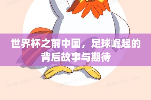 世界杯之前中国，足球崛起的背后故事与期待